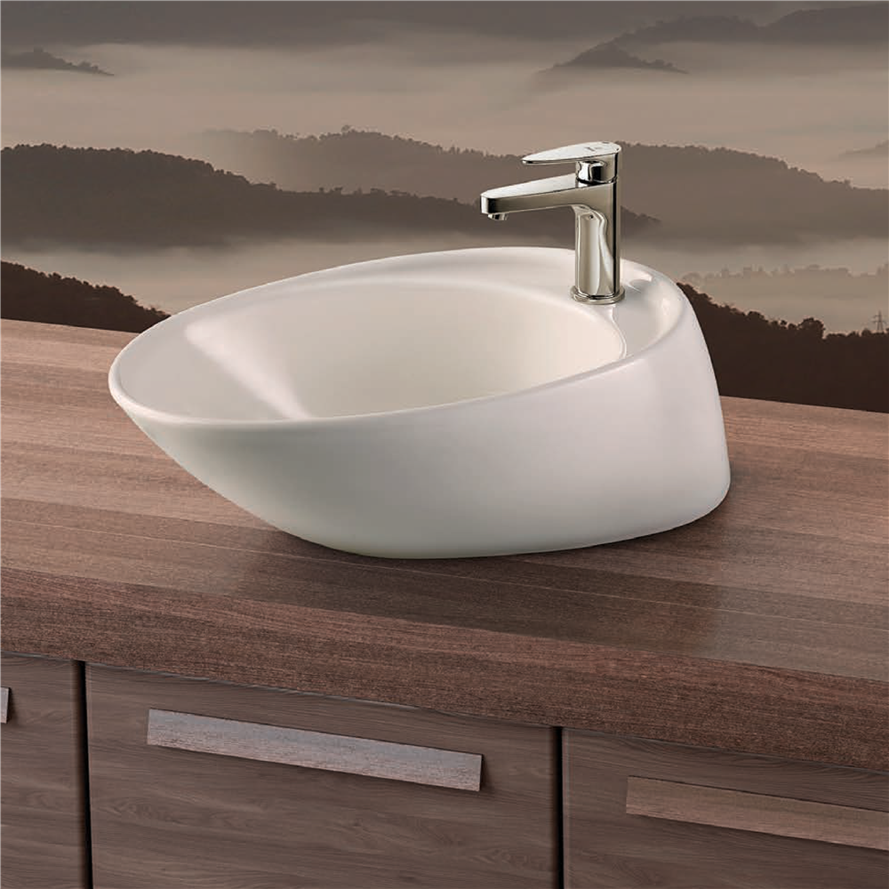 Floating Sink with Unique Shape